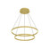 Cerchio 32-in Brushed Gold LED Chandeliers (461|CH87832-BG-UNV-010)