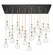 Owego - 21 Light - 71 inch - Champagne Bronze - Multi Pendant (3442|172BK-451-1P-CB-G451-7CL)