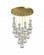Owego - 12 Light - 24 inch - Brushed Brass - Multi Pendant (3442|126-451-1P-BB-G451-4SM)