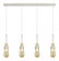 Milan - 4 Light - 48 inch - Polished Nickel - Linear Pendant (3442|124-452-1P-PN-G452-4ME)