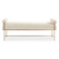 Uttermost Bolster Pearl White Bench (85|23888)