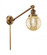 Beacon - 1 Light - 6 inch - Brushed Brass -Adjustable Swing Arm (3442|237-BB-G208-6)