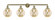 Beacon - 4 Light - 44 inch - Antique Brass - Adjustable Bath Vanity Light (3442|215-AB-G208-8)