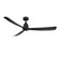 Kute 60 inch Indoor/Outdoor Smart Ceiling Fan - Black with Black blades (90|FPD8560BL)
