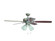 Twist N Click 52'' 5-Blade Ceiling Fan in Brushed Polished Nickel w/ Ash/Mahogany Blades (4-Light (20|TCE52BNK5C4-C)
