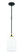 Council 1 Light Pendant in Flat Black/Satin Brass (20|60391-FBSB)