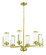 Whittley 6 Light Chandelier in Satin Brass (20|60126-SB)