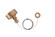 Swag Hook for Jackie Collection in Satin Brass (20|594-SWAG-SB)