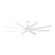 Flera Smart 65 LED Ceiling Fan in Matte White with Matte White Blades (38|8FLSM65RZWD)