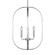 Loretto Four Light Chandelier (38|GLC1304BS)