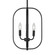 Loretto Three Light Chandelier (38|GLC1293MBK)
