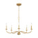 Abells Five Light Chandelier (38|GLC1205SB)
