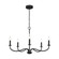 Abells Five Light Chandelier (38|GLC1205MBK)