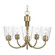 Miles Five Light Chandelier (38|GLC1145SB)