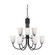 Miles Nine Light Chandelier (38|GLC1139MBK)