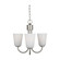 Miles Three Light Chandelier (38|GLC1123BS)