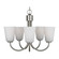 Miles Five Light Chandelier (38|GLC1115BS)