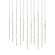 Aries 36'' Rectangle LED Pendant (2700K) w/20' Cords (107|2016.38W-27-J20)