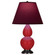 Ruby Red Small Double Gourd Accent Lamp (237|RR11P)