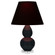 Obsidian Small Double Gourd Accent Lamp (237|OS13K)
