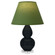 Obsidian Small Double Gourd Accent Lamp (237|OS13G)