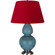 Steel Blue Double Gourd Table Lamp (237|OB22R)