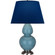 Steel Blue Double Gourd Table Lamp (237|OB22N)