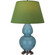 Steel Blue Double Gourd Table Lamp (237|OB22G)