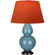 Steel Blue Double Gourd Table Lamp (237|OB21T)