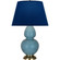 Steel Blue Double Gourd Table Lamp (237|OB20N)