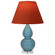 Steel Blue Small Double Gourd Accent Lamp (237|OB13T)