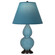 Steel Blue Small Double Gourd Accent Lamp (237|OB11B)