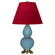 Steel Blue Small Double Gourd Accent Lamp (237|OB10R)
