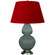 Matte Smokey Taupe Double Gourd Table Lamp (237|MST59R)