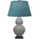 Matte Smokey Taupe Double Gourd Table Lamp (237|MST57B)