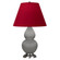 Matte Smokey Taupe Small Double Gourd Accent Lamp (237|MST52R)