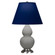 Matte Smokey Taupe Small Double Gourd Accent Lamp (237|MST52N)