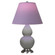 Matte Smokey Taupe Small Double Gourd Accent Lamp (237|MST52L)