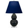 Matte Obsidian Small Double Gourd Accent Lamp (237|MOS13N)