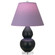 Matte Obsidian Small Double Gourd Accent Lamp (237|MOS13L)