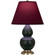 Matte Obsidian Small Double Gourd Accent Lamp (237|MOS10P)