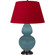 Matte Steel Blue Double Gourd Table Lamp (237|MOB57R)