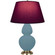 Matte Steel Blue Double Gourd Table Lamp (237|MOB55P)