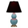 Matte Steel Blue Small Double Gourd Accent Lamp (237|MOB50K)