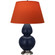 Matte Midnight Blue Double Gourd Table Lamp (237|MMB59T)