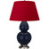 Matte Midnight Blue Double Gourd Table Lamp (237|MMB59R)