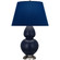 Matte Midnight Blue Double Gourd Table Lamp (237|MMB59N)