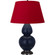 Matte Midnight Blue Double Gourd Table Lamp (237|MMB57R)