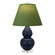 Matte Midnight Blue Small Double Gourd Accent Lamp (237|MMB53G)