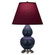 Matte Midnight Blue Small Double Gourd Accent Lamp (237|MMB52P)